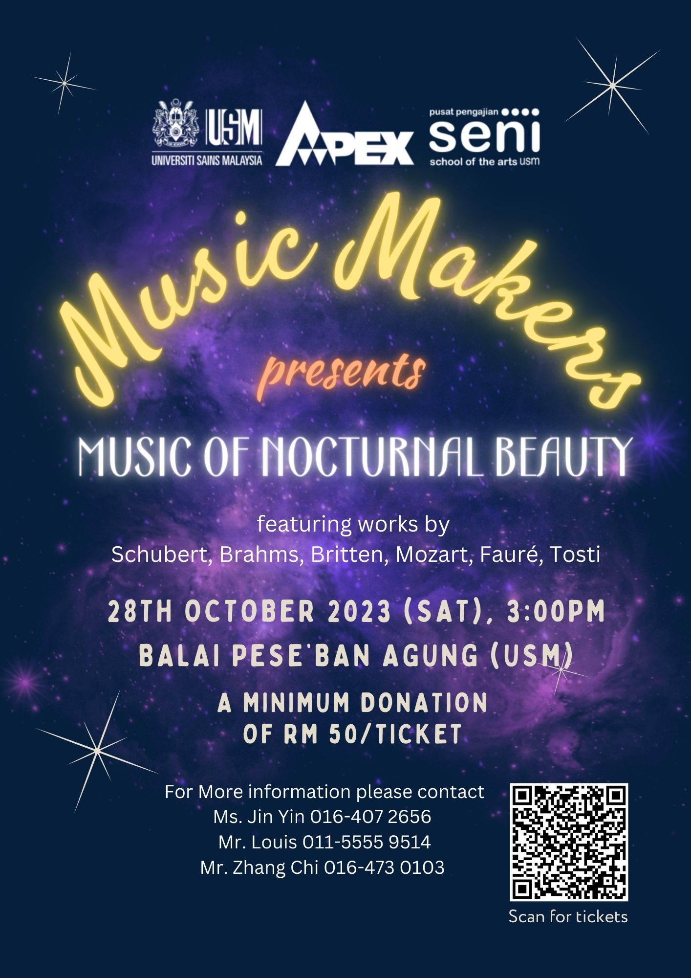 Final A4 Poster Music Makers Music Department Concert